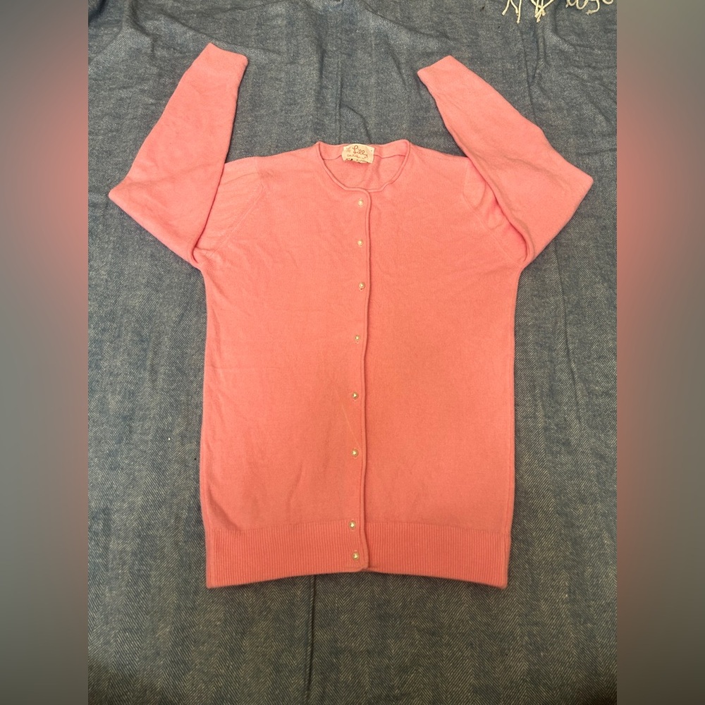 Lilly Pulitzer Pink Knit Cardigan